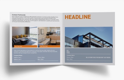 Design Preview for Design Gallery: Property & Estate Agents Folded Leaflets, Bi-fold Square (148 x 148 mm)