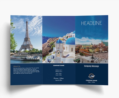 Design Preview for Design Gallery: Travel & Accommodation Brochures, Tri-fold DL
