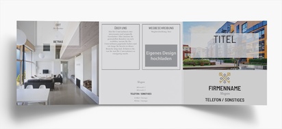 Designvorschau für Designgalerie: Falzflyer Immobiliengutachten & Investitionen, Wickelfalz Quadratisch (148 x 148 mm)