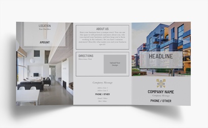 Design Preview for Design Gallery: Urban Planning Folded Leaflets, Tri-fold A6 (105 x 148 mm)