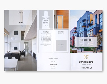Design Preview for Design Gallery: Urban Planning Custom Brochures, 9" x 16" Tri-fold