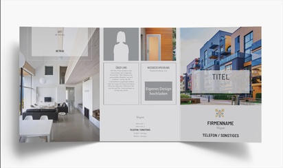 Designvorschau für Designgalerie: Falzflyer Stadtplanung, Wickelfalz A4 (210 x 297 mm)