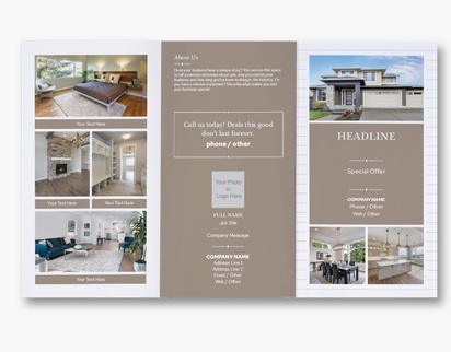 Design Preview for Design Gallery: Property & Estate Agents Custom Brochures, 8.5" x 14" Tri-fold