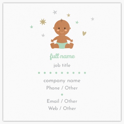 Design Preview for Design Gallery: Foster Services & Adoption Ultra-Thick Business Cards, Square (65 x 65 mm)