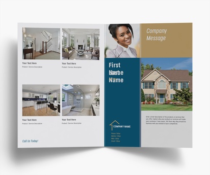 Design Preview for Flyers for Real Estate Agents Templates and Examples, Bi-fold A5