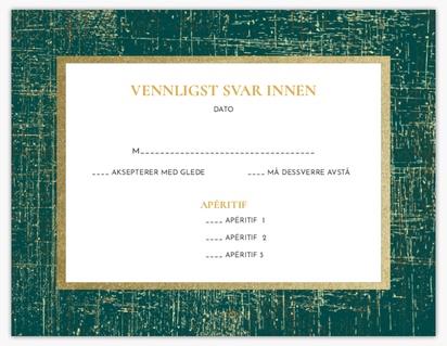 Forhåndsvisning av design for Designgalleri: Fet skrift Svarkort, 13.9 x 10.7 cm