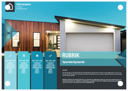 Förhandsgranskning av design för Designgalleri: Fastighetsbesiktning Kapaskivor, A3 (297 x 420 mm)