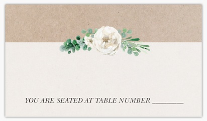 A white florals flower gray brown design for Events
