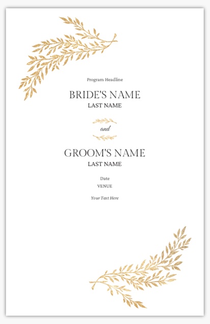 A branches elegant white cream design for Traditional & Classic