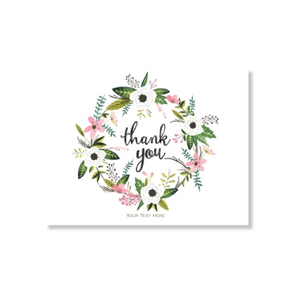 Design Preview for Design Gallery: Thank You Cards, Flat 13.9 x 10.7 cm