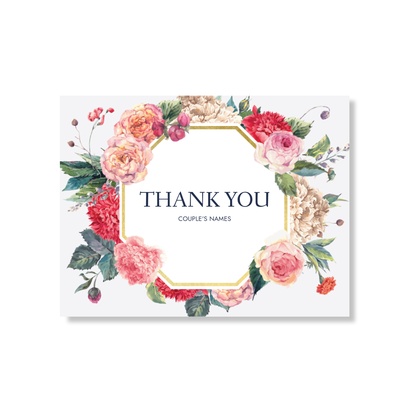 Design Preview for Design Gallery: Thank You Cards, Flat 13.9 x 10.7 cm