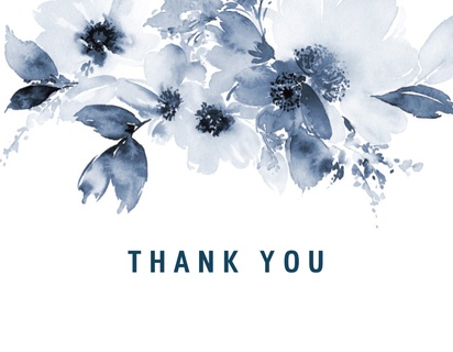 Design Preview for Thank You Cards: Examples and Templates, Flat 10.7 x 13.9 cm