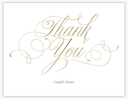 Design Preview for Thank you cards templates, Flat