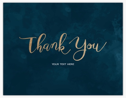 Design Preview for Thank you cards templates, Flat