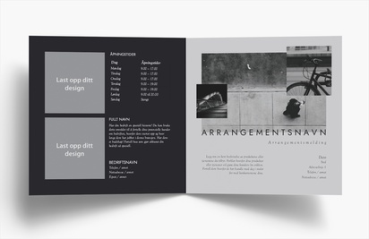 Forhåndsvisning av design for Designgalleri: Musikk Brosjyrer, 2-fløyet Kvadratisk 148 x 148 mm