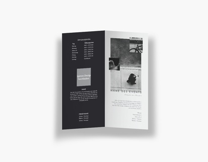 Designvorschau für Designgalerie: Falzflyer Musik, Einbruchfalz DL (99 x 210 mm)