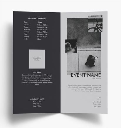 Design Preview for Design Gallery: Art galleries Folded Leaflets, Bi-fold DL (99 x 210 mm)