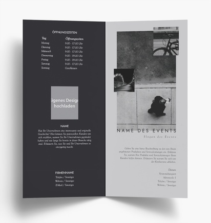 Designvorschau für Designgalerie: Flyer und Falzflyer Retro, Einbruchfalz DL (99 x 210 mm)