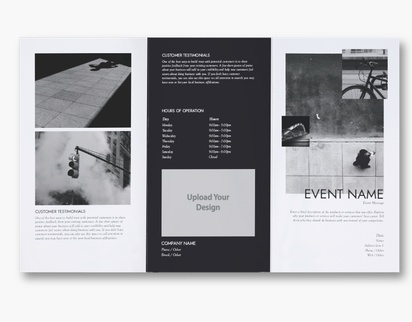Design Preview for Design Gallery: Art Galleries Custom Brochures, 8.5" x 14" Tri-fold