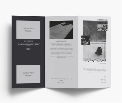 Design Preview for Design Gallery: Theatre Folded Leaflets, Z-fold DL (99 x 210 mm)