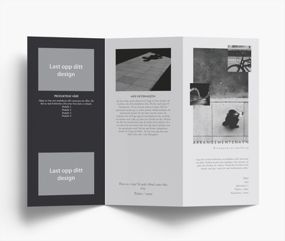 Forhåndsvisning av design for Designgalleri: Musikk Brosjyrer, Z-falsing DL (99 x 210 mm)