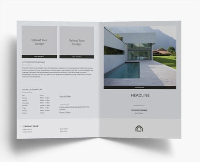 Design Preview for Design Gallery: Property Management Folded Leaflets, Bi-fold A4 (210 x 297 mm)
