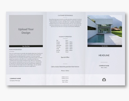 Design Preview for Design Gallery: Urban Planning Custom Brochures, 8.5" x 14" Tri-fold