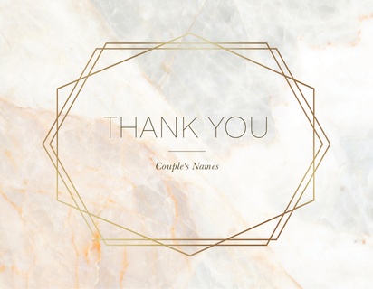 Design Preview for Thank You Cards: Examples and Templates, Flat 10.7 x 13.9 cm