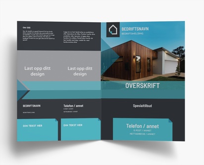 Forhåndsvisning av design for Designgalleri: Advokat & eiendomsmegling Brosjyrer, 2-fløyet A4 (210 x 297 mm)