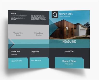 Design Preview for Templates for Property & Estate Agents Brochures , Bi-fold A4