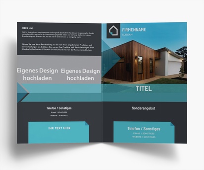 Designvorschau für Designgalerie: Falzflyer Immobilien-Entwicklung, Einbruchfalz A5 (148 x 210 mm)