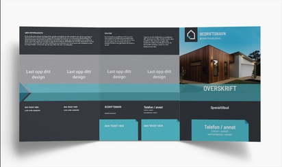 Forhåndsvisning av design for Designgalleri: Advokat & eiendomsmegling Brosjyrer, 3-fløyet A4 (210 x 297 mm)
