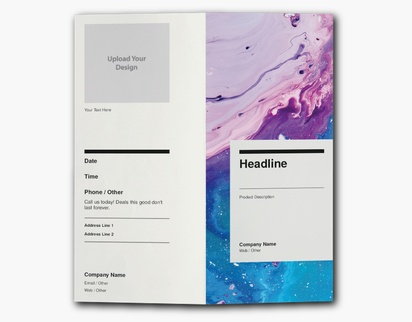 Design Preview for  Custom Brochures Templates, 9" x 8" Bi-fold