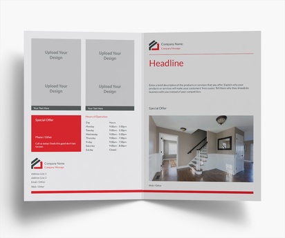Design Preview for Templates for Property & Estate Agents Brochures , Bi-fold A5
