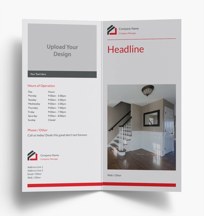 Design Preview for Design Gallery: Estate Agents Folded Leaflets, Bi-fold DL (99 x 210 mm)