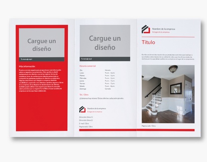 Un insignia foto diseño rojo gris para Moderno y sencillo con 2 imágenes