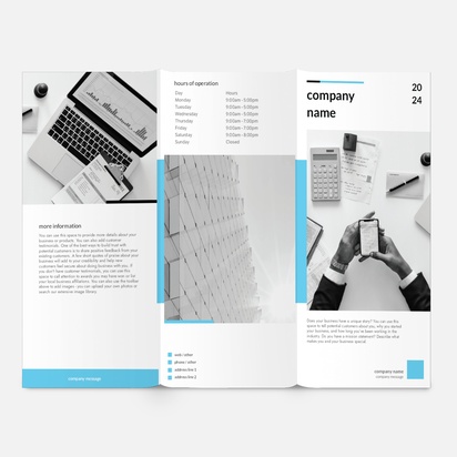 Design Preview for Design Gallery: Internet Communications Brochures, DL Tri-fold