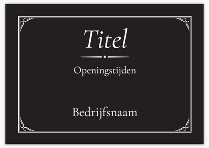 Voorvertoning ontwerp voor Ontwerpgalerij: Elegant Reclameborden, A2 (420 x 594 mm)