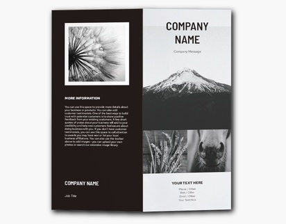 Design Preview for Design Gallery: Art Galleries Custom Brochures, 9" x 8" Bi-fold