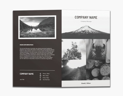 Design Preview for Design Gallery: Movies & Film Custom Brochures, 8.5" x 11" Bi-fold