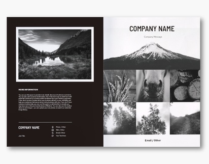 Design Preview for Design Gallery: Movies & Film Custom Brochures, 11" x 17" Bi-fold