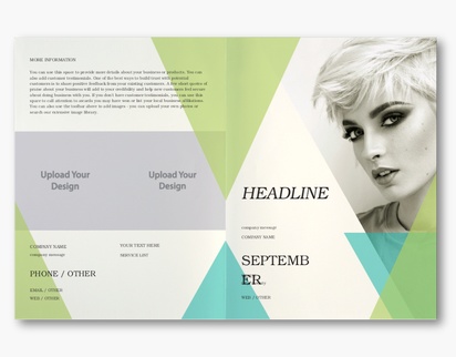 Design Preview for Design Gallery: Fashion & Modelling Custom Brochures, 11" x 17" Bi-fold
