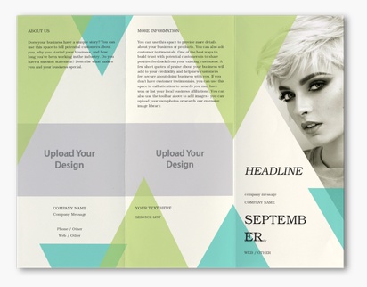 Design Preview for Design Gallery: Fashion & Modelling Custom Brochures, 8.5" x 11" Z-fold