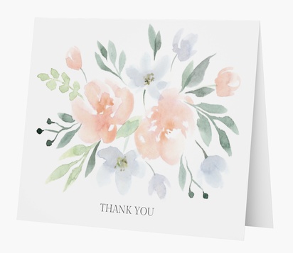 Design Preview for Thank you cards templates, Folded