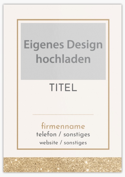 Designvorschau für Designgalerie: Flyer und Falzflyer Elegant,  Ohne Falz A3 (297 x 420 mm)