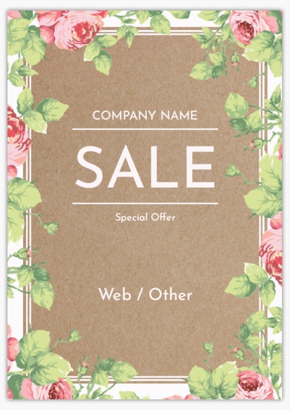 Design Preview for Design Gallery: Beauty & Spa Plastic Signs, A1 (594 x 841 mm)