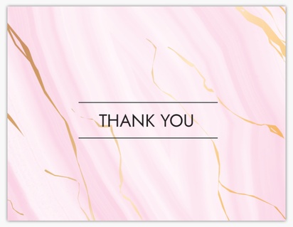 Design Preview for Thank You Cards, Flat