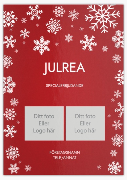 Förhandsgranskning av design för Designgalleri: Jul Flyers och broschyrer,  Ingen falsning A3 (297 x 420 mm)