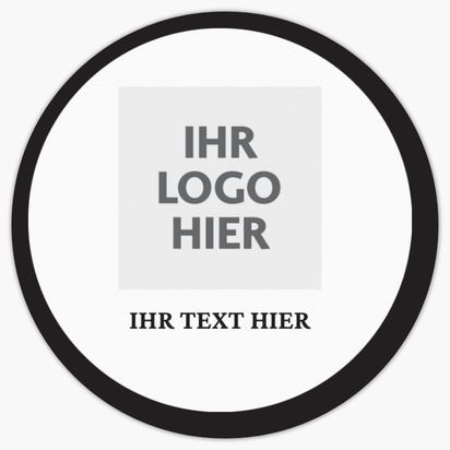 Designvorschau für Designgalerie: Personalisierte Aufkleberbögen Marketing & PR, 7,6 x 7,6 cm Kreis