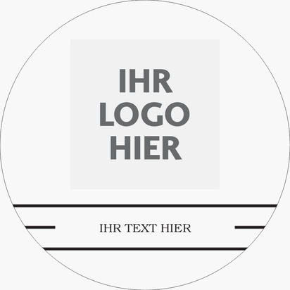 Designvorschau für Designgalerie: Aufkleberbögen Finanzen & Versicherungen, 7,6 x 7,6 cm Kreis